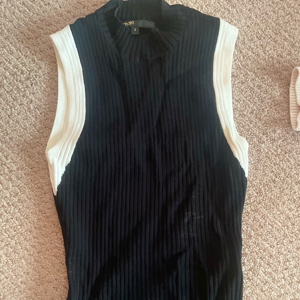 Maje sleeveless top M